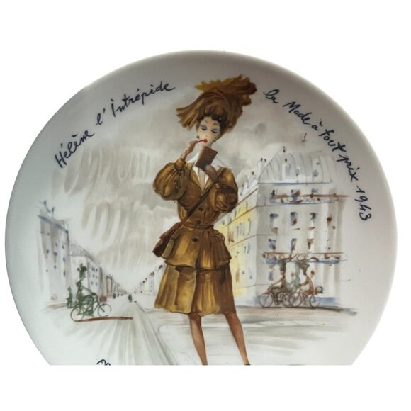 Set Of 4 D'Arceau-Limoges Collector Plates Les Femmes Du Siècle 1875-1943 - Picture 9 of 16